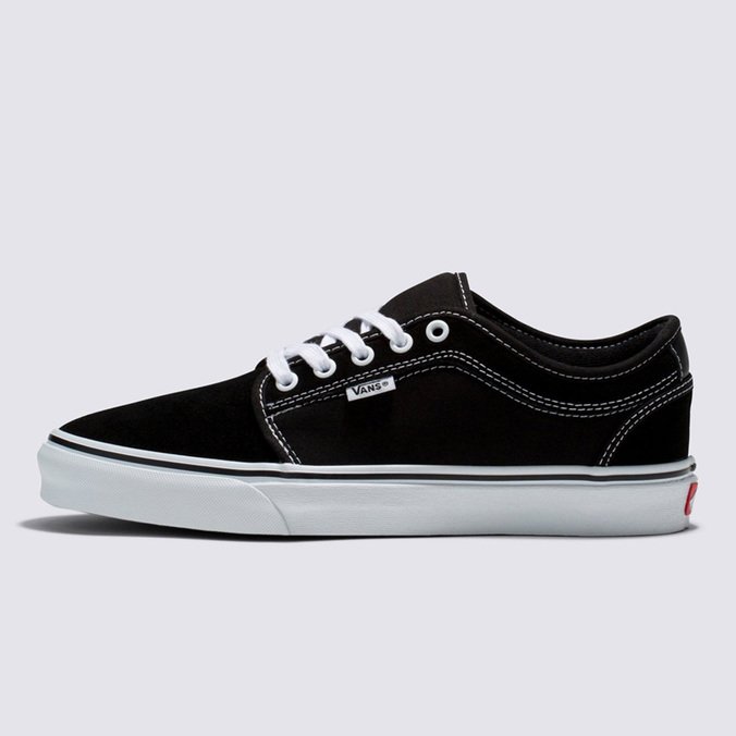 Tenis Skate Chukka Low Black White Vans
