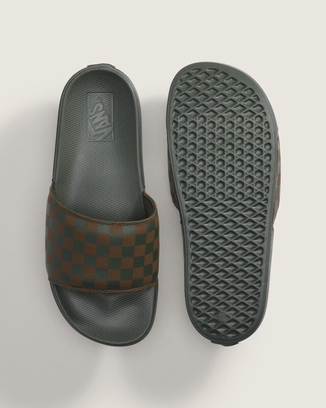 Chinelo La Costa Slide On  Obsidian Fern