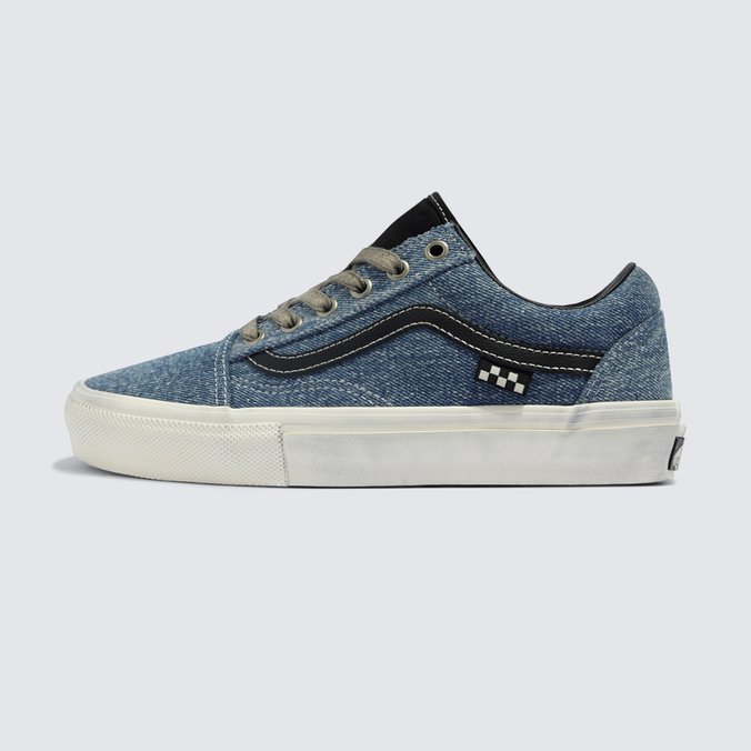 Tênis Old Skool Skate Denim Blue Black