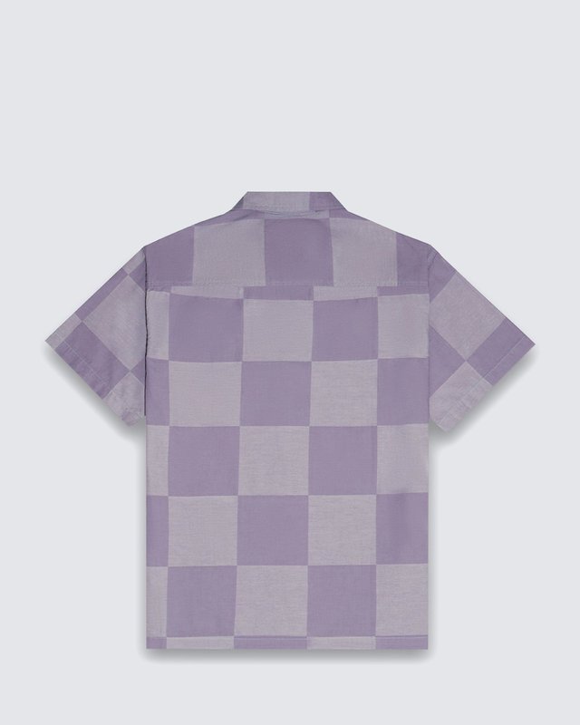 Camisa Kessler Checkerboard Ss Woven Purple Haze