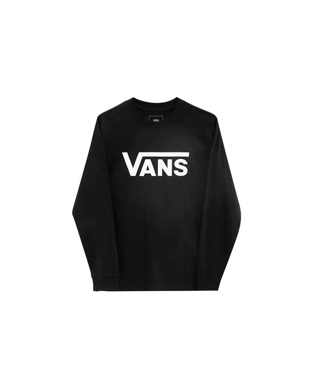Camiseta Vans Classic Infantil Black White
