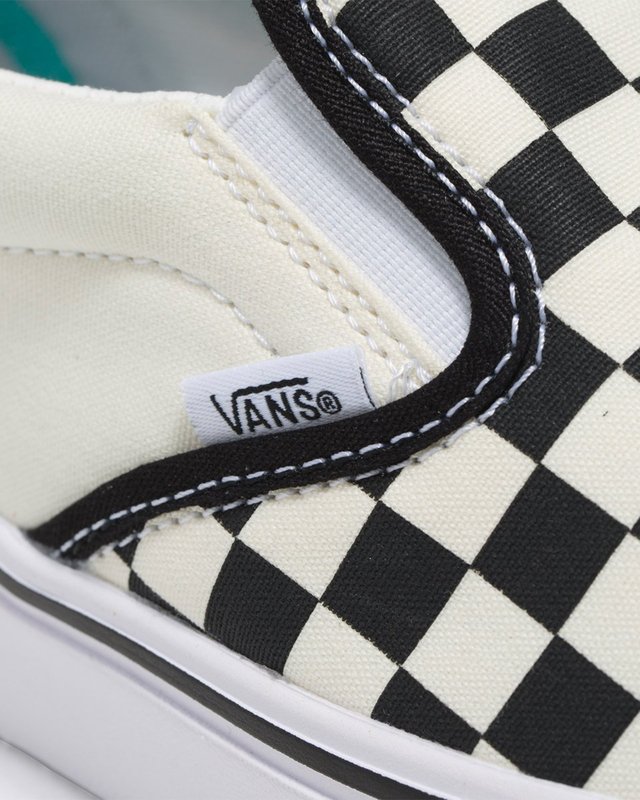 Tênis Slip-On Comfycush Checkerboard True White