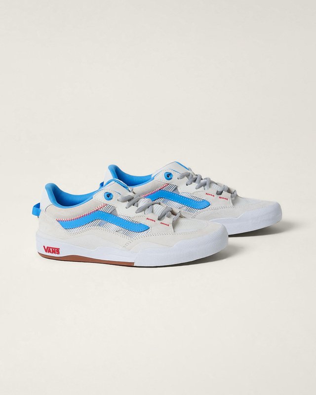 Tênis Wayvee Skate Blanc De Azure Blue