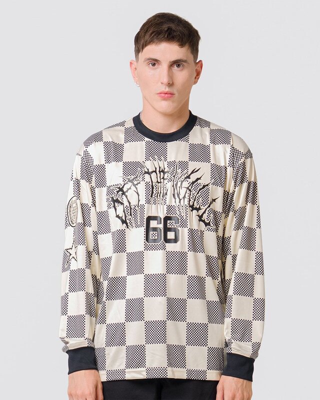 Camiseta Metal Arch Soccer Knit Ls Upland Lemon Icing