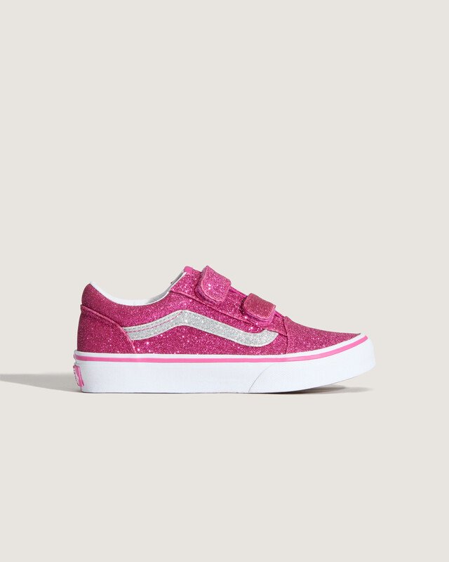 Tênis Old Skool Kids Glitter Rasp Raspberry Rose Infantil