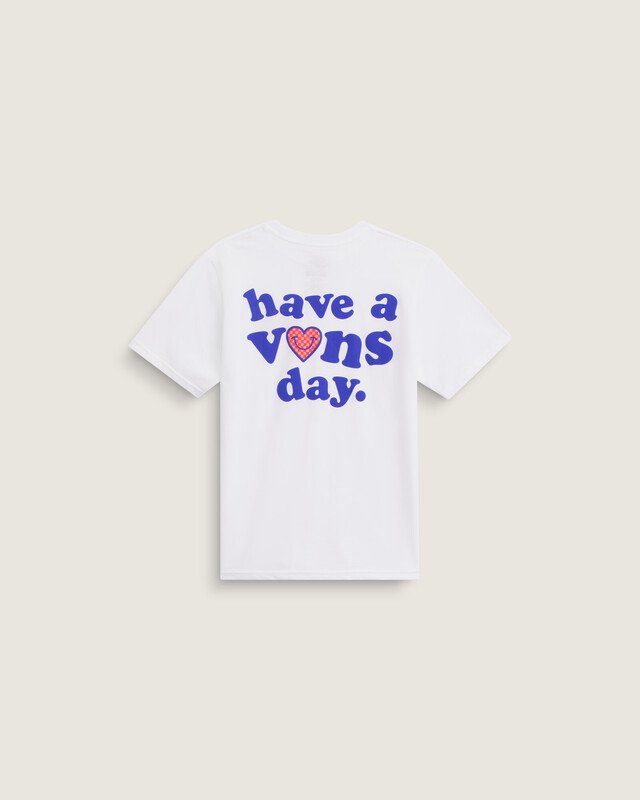 Camiseta Manga Curta Vans Day White Infantil