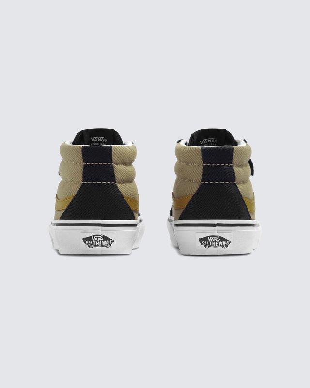 Tênis Sk8-Mid Twill Tan Infantil