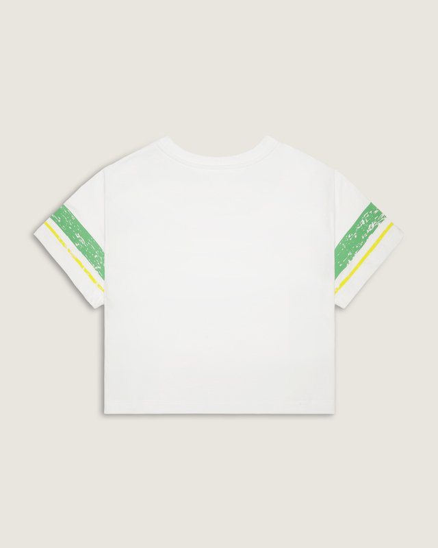 Camiseta Manga Curta Cropped White