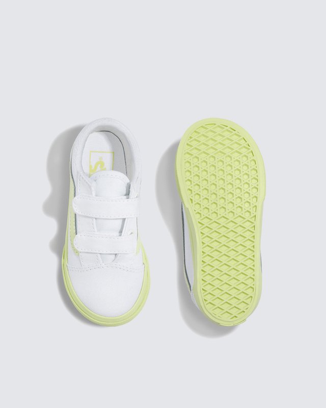 Tênis Old Skool Pop Outsole Lime Infantil