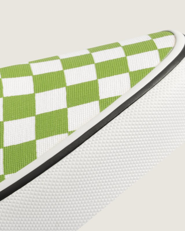 Tênis Slip-On Color Theory Checkerboard Lime Burst