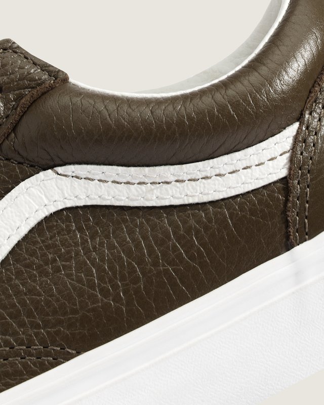 Tênis Old Skool Leather Brown True White