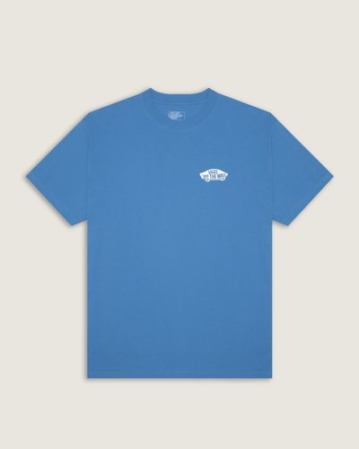 Com construção em malha KNIT e modelagem clássica, a Camiseta Manga Curta Double Standard Bright Azure traz estampa em silk que adiciona textura ao visual. Conforto e caimento equilibrado, com toque macio e suporte discreto para movimentos do dia a dia. Design direto e autêntico, alinhado ao legado criativo da VANS, atenção aos detalhes e acabamento que privilegia conforto sem excessos