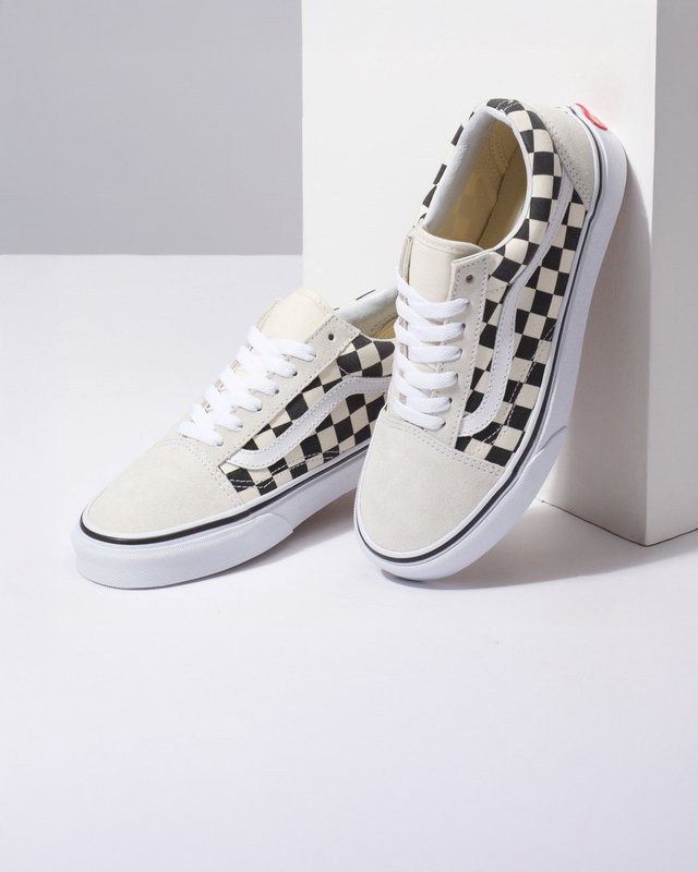 Sneakers Vans Old Skool Branco Couro Tenis Vans Branco Feminino