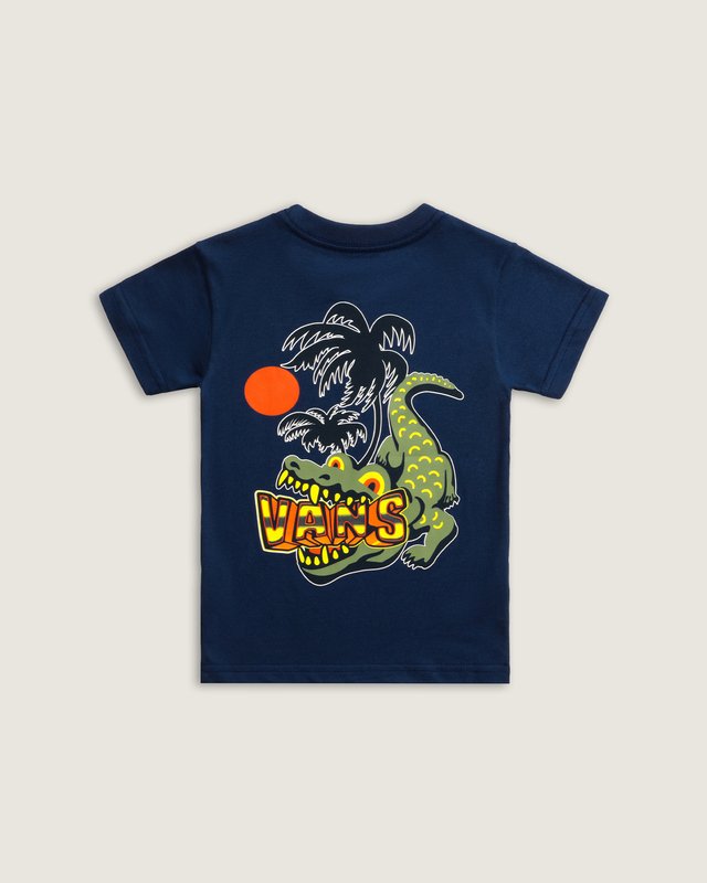 Camiseta Manga Curta Hangry Gator Deep Indigo Infantil