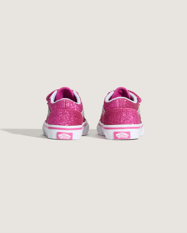Tênis Old Skool Kids Glitter Rasp Raspberry Rose Infantil