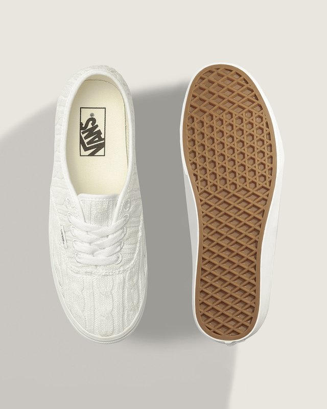 Tênis Authentic Knit True White