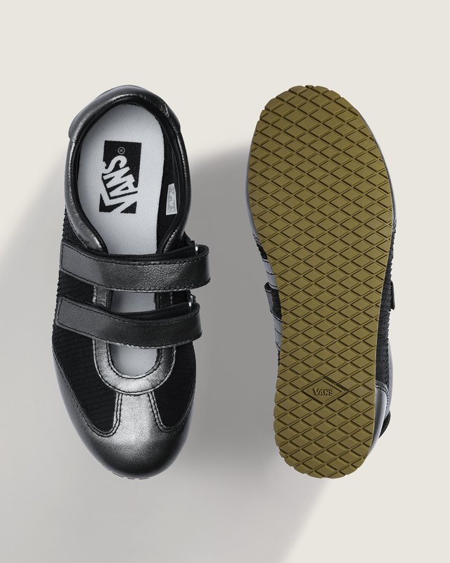 Tênis Mary Jane Pleat Black