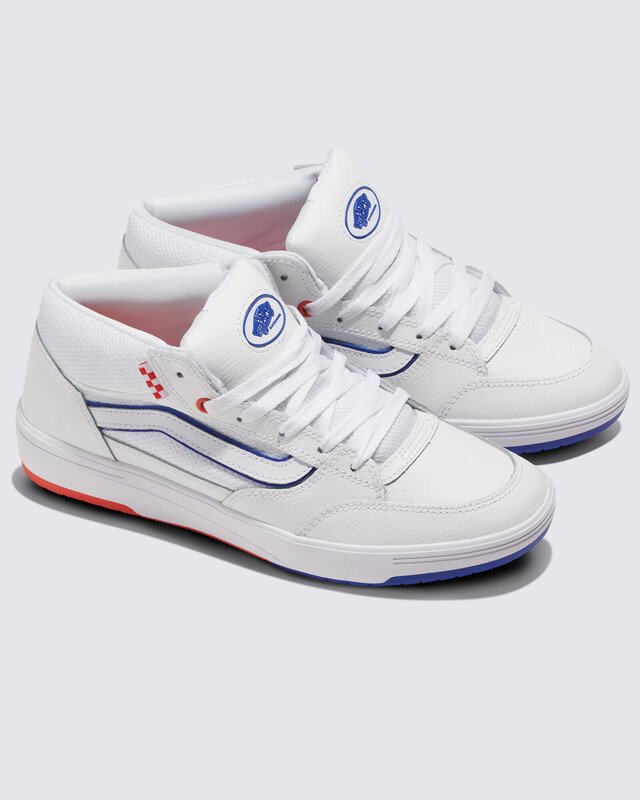 Tênis Skate Zahba Mid Athletic White Multi