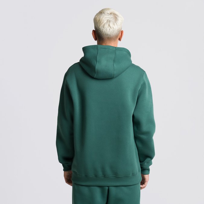Moletom Core Basic Po Fleece Bistro Green White