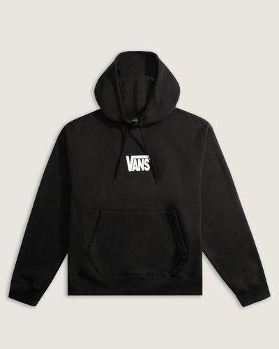 O Moletom Stretch Logo Pullover combina construção em knit com logo estampado frontal, capuz ajustável e bolsos canguru. O modelo traz caimento solto e conforto acolhedor do tecido com algodão e poliéster, além de acabamento que oferece suporte e flexibilidade nas costuras e no capuz. Detalhes de acabamento reforçam a identidade VANS com um toque descontraído e essencial de conforto
