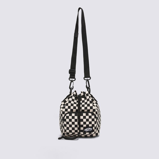 Bolsa ABD Bucket Bag Black White