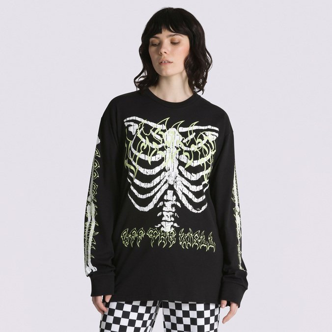 Camiseta Halloween Ls Black