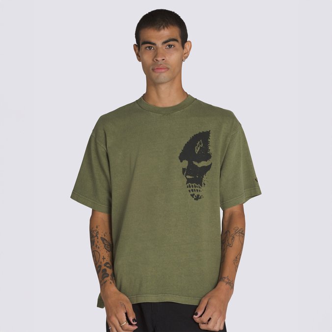 Camiseta Skate Mike G Skull Ss Tee Grape Leaf