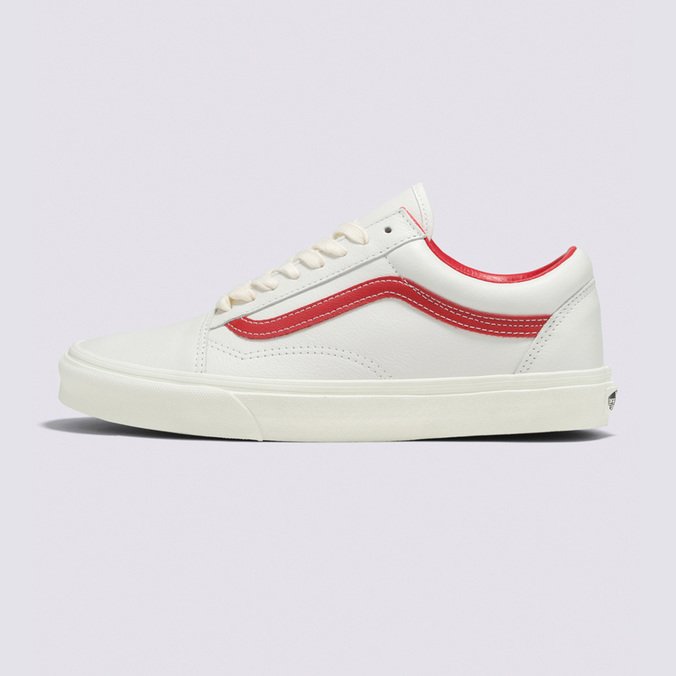 Tênis Old Skool Vintage Leather Blanc De Blanc Multi