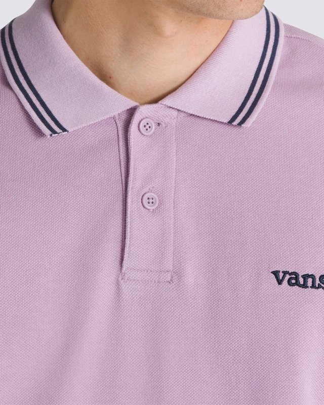 Camiseta Halecrest SS Polo Lavender Mist | Vans
