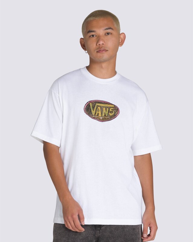 sss Camiseta Scribblex Ss White | Vans