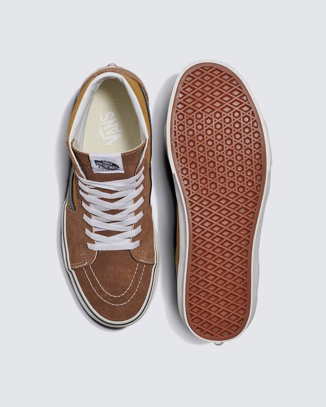 Tênis Sk8-Hi Suede Pop Canvas Brown Multi