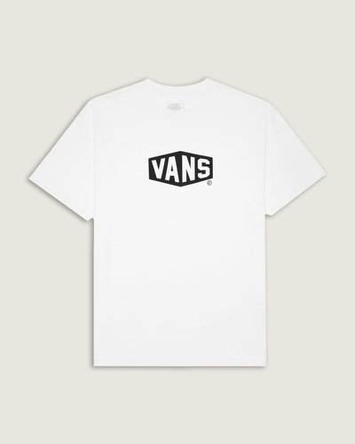 Um clássico irreverente para todos os momentos. Essa é a essência “Off The Wall”. A Camiseta Hex Ss White Black de manga curta com gola redonda traz um ajuste relaxado, proporcionando conforto. Fácil de vestir, o modelo traz estampa frontal, com assinatura Vans® com efeito tridimensional, dentro de blocos, centralizada na altura do peito, em silk à base d’água.