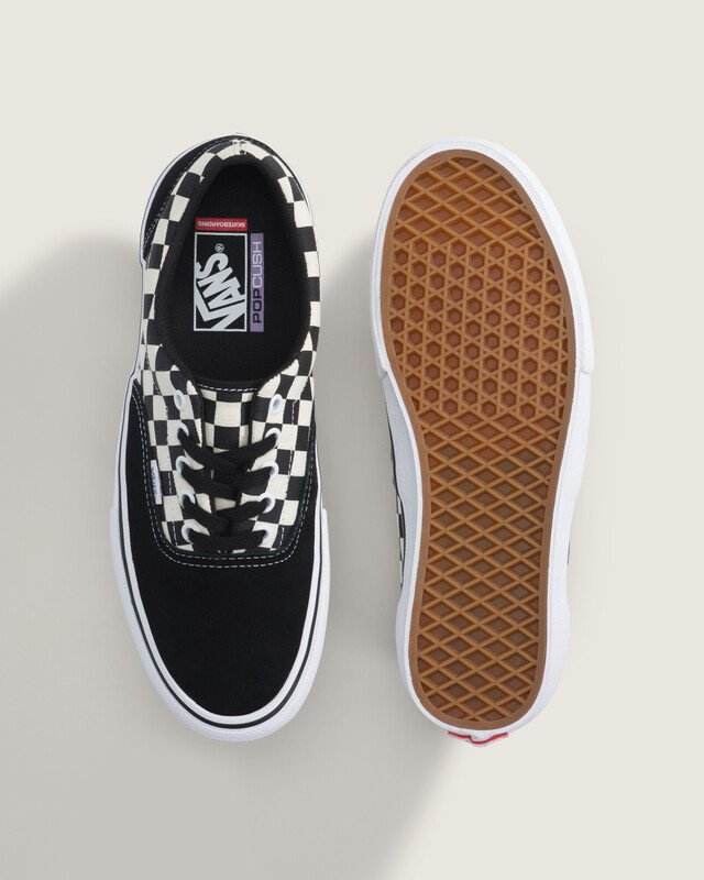 Tênis Skate Era Checkerboard Black White