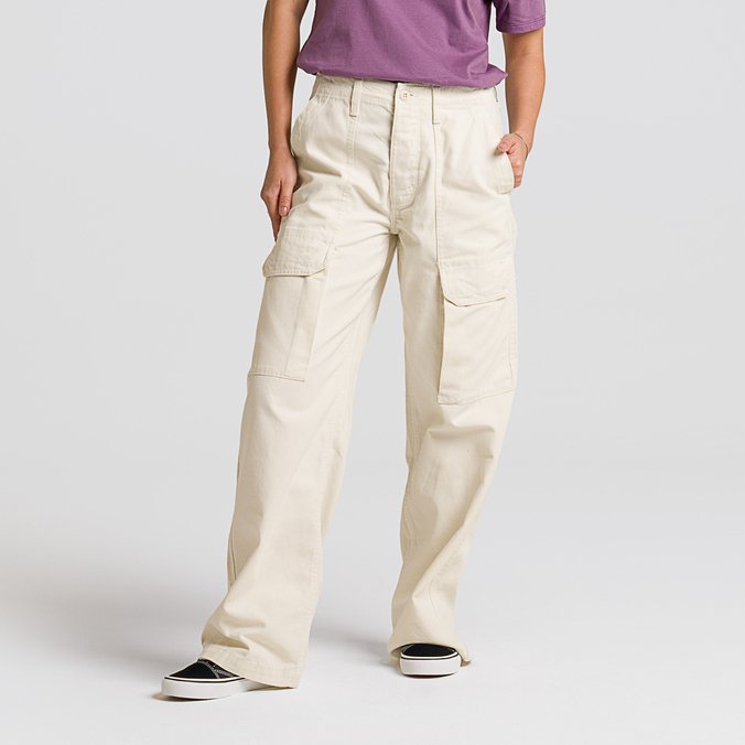 Calça Arroyo Wide Leg Cargo Pant S. Hero Sport Low Turtledove