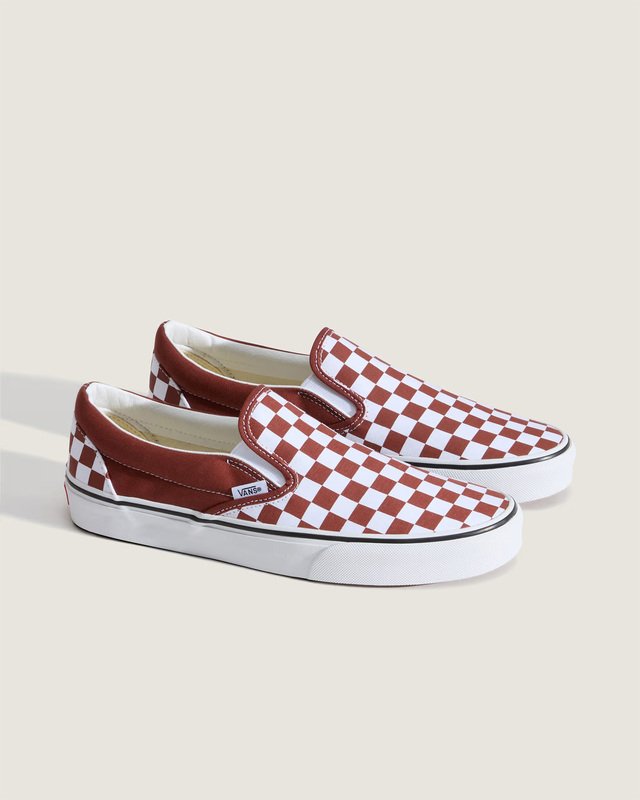 Tênis Slip-On Color Theory Checkerboard Rust Bronze