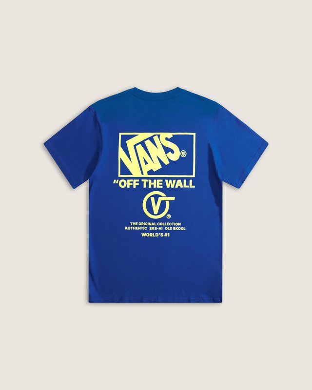 Camiseta Manga Curta Stacked Ss Classic Blue Infantil