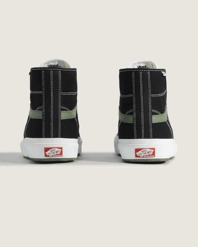 Tênis Crockett High Pro Skate Black Green | Vans