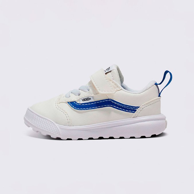 Tênis Ultrarange 66 V Infantil Pop Sidestripe White Blue