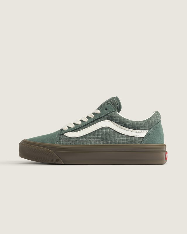 Tênis Old Skool Mte Washed Suede Mesh Dark Forest