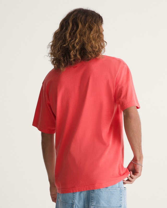 Camiseta Manga Curta Loose Fit Premium  Crimson Haze