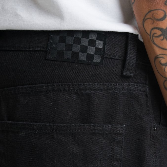 Calça Check-5 Baggy Denim Pant Complementary: Knu Skool Black | Vans