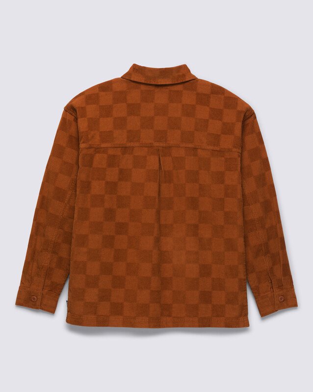 Camisa Dusk Downer Shacket Ls Ginger Bread Checkerboard