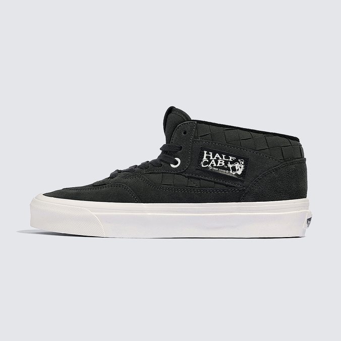 VANS★UA HALF CAB 33 DX★BLACK CHECKERBOARD New Vans Half Cab 33 DX Black Checkerboard Sneakers Mid-Top