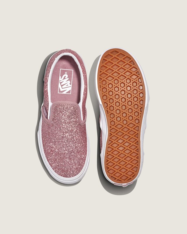 Tênis Slip-On Glitter Rose Gold Infantil