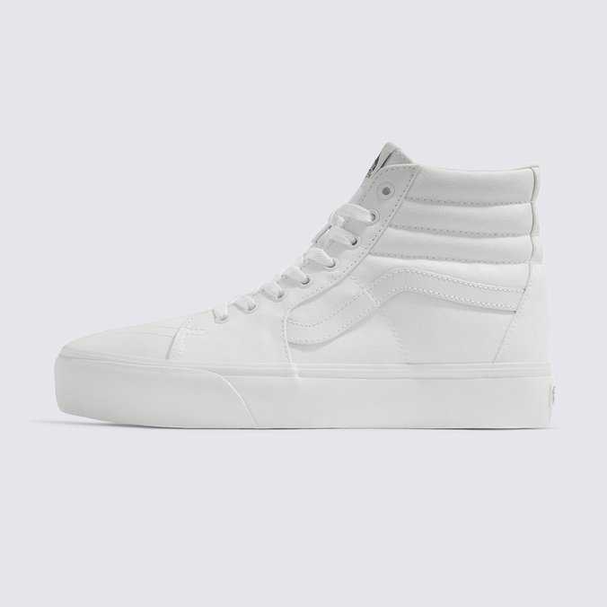 Tênis Sk8-Hi Plataforma True White