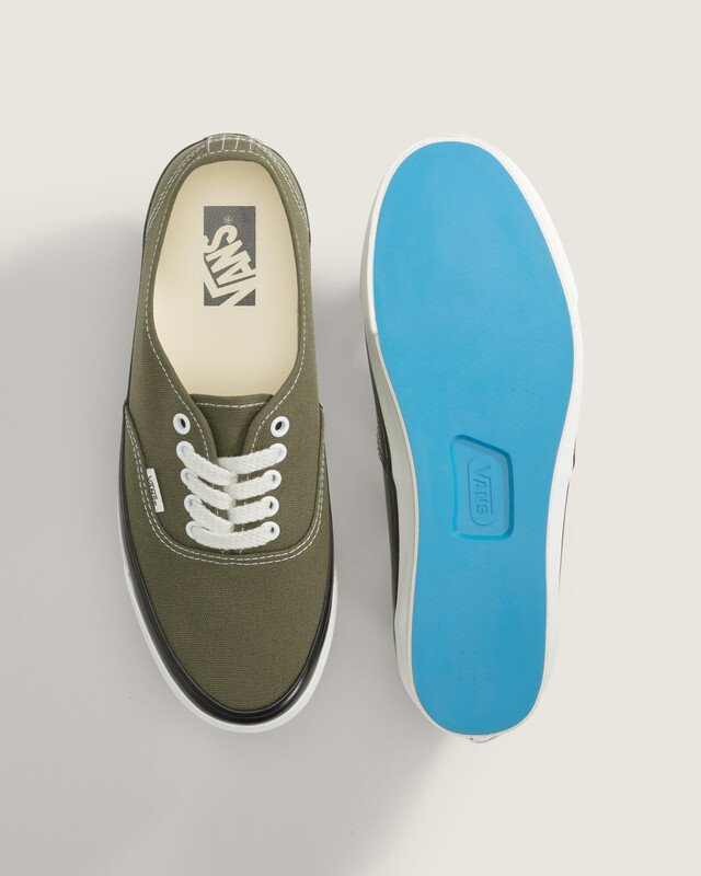 Tênis Authentic Premium Deck Siped Olive