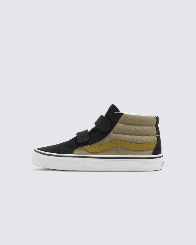Tênis Sk8-Mid Twill Tan Infantil