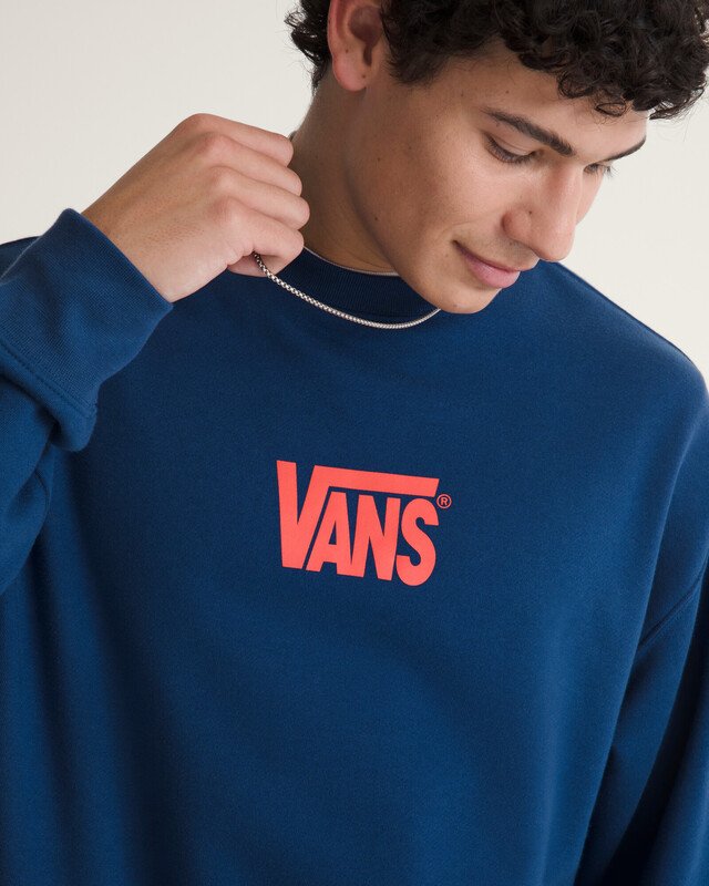 Moletom Stretch Logo  Deep Indigo