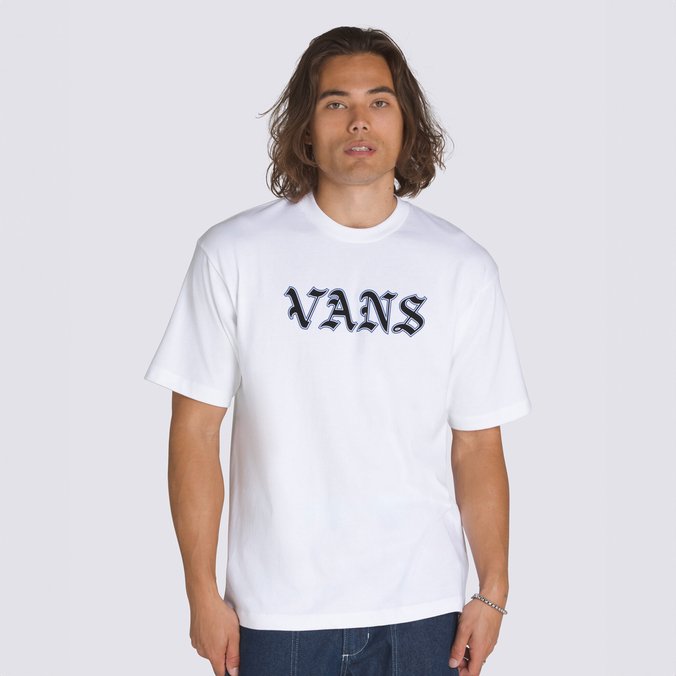 Camiseta Original Standards Ye Olde Vans Ss Beasebal White