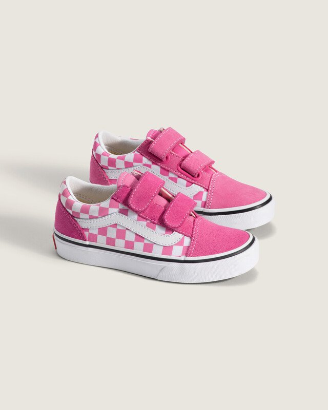 Tênis Old Skool V Color Theory Checkerboard Pink Fizz Infantil